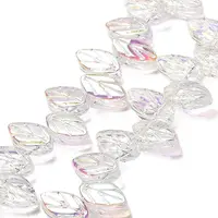 Electroplate Glass Beads Strands