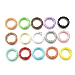 Spray Painted Alloy Spring Gate Rings