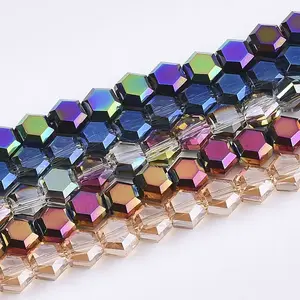 Electroplate Glass Beads Strands