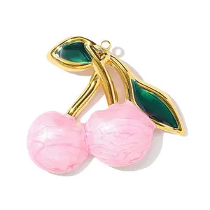 304 Stainless Steel Enamel Pendants