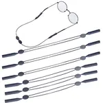 4Pcs 2 Styles Silicone Adjustable No Tail Glasses Neck Strap