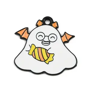Halloween Alloy Enamel Pendants