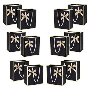 Rectangle Paper Gift Storage Bags with Handle