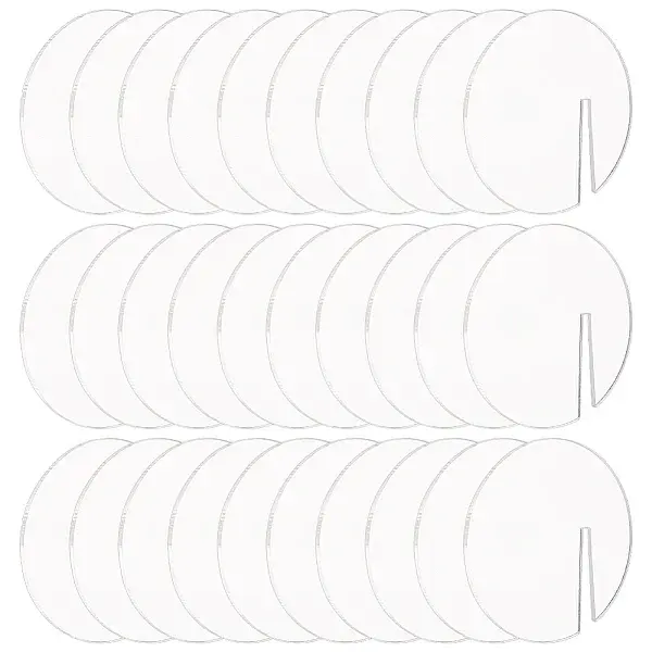 60Pcs Acrylic Wine Glass Charms