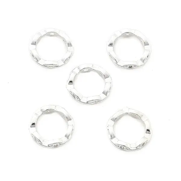 Brass Micro Pave Clear Cubic Zirconia Bead Frame