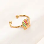 304 Stainless Steel Cuff Rings for Women