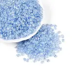 Transparent Colours Luster Glass Seed Beads