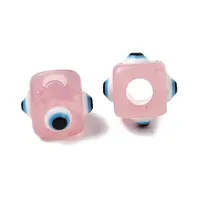 Resin Evil Eye European Beads