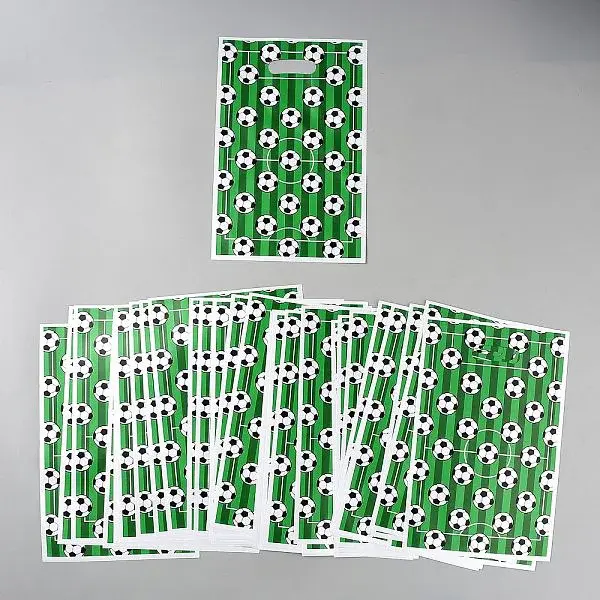 50Pcs Pearl Film PP Football Thems Wedding Birthday Party Sweet Candy Cookie Cone Storage