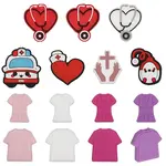 15Pcs 15 Style Food Grade Eco-Friendly Silicone Beads