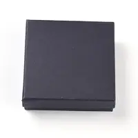 Kraft Cotton Filled Cardboard Paper Jewelry Set Boxes