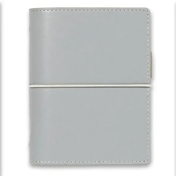 Kapesní diář Filofax Domino A7 - šedý