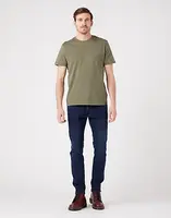 Dvoubalení pánských triček WRANGLER W7G9DHX45 2 PACK TEE DUSTY OLIVE Velikost: 4XL