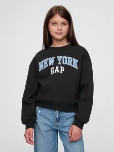 GAP Dívčí Dětská oversize mikina s logem 645497-00 Velikost: XXL