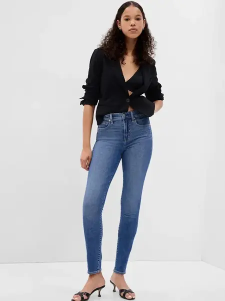 Džíny pro ženy GAP skinny High Rise True 660495-00 Velikost: 26REG - standardní délka