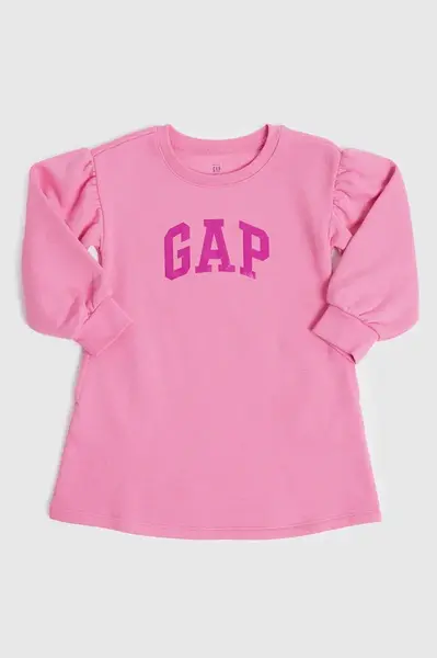 GAP Dětské šaty s logem - Holky