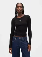 GAP Dámské Žebrované tričko s logem 805668-01 Velikost: L