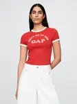 GAP Dámské Crop tričko s logem 749366-01 Velikost: XS