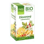 Apotheke BIO Zázvorový čaj s pomerančem nálevové sáčky 20x1,5 g