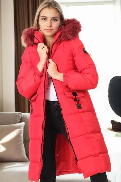 Z9706 DEWBERRY WOMEN'S JACKET-RED