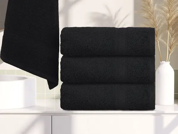 Ručník CLARYSSE ELEGANCE 60x110 cm antracitový, 100% bavlna