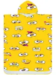 Plážové pončo SMILE žluté 80x145 cm