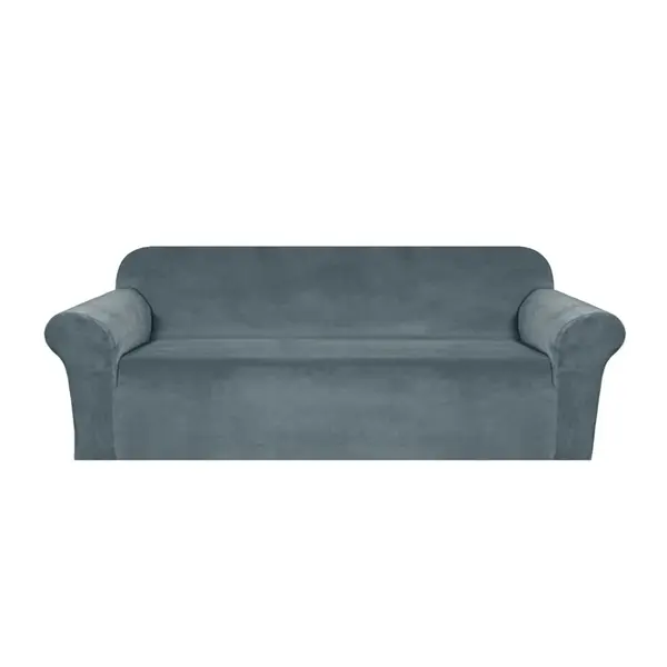 Napínací poťah na 3miestnu sedačku VELTO Farba: Modrosivá