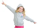 Dětská mikina PRASÁTKO PEPPA světle šedá - různé velikosti Velikost: 110 - 116