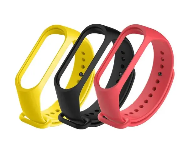 Xiaomi Mi Band Strap 3/4 (yellow, black, red)