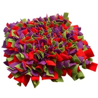 Čmuchacíkoberečky.cz® Čmuchací kobereček extra hustý ČERVENO-ZELENO-FIALOVÝ 416/60X