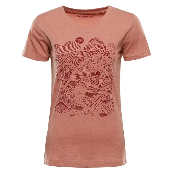 Dámské funkční triko s cool-dry alpine pro grema 2 oranžová / červená l