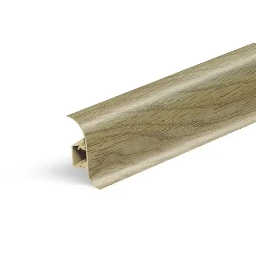 Lišta soklová Naturel dub Galapágy , PVC dĺžka 250 cm, výška hrany 56 mm, NATNGF0C4
