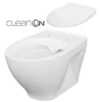 Cersanit Závesná WC misa Moduo Clean On + WC sedátko Moduo Slim
