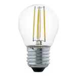 EGLO LED žiarovka E27 G45 4W 470lm 2700K pr. 45 x 75 mm, číra