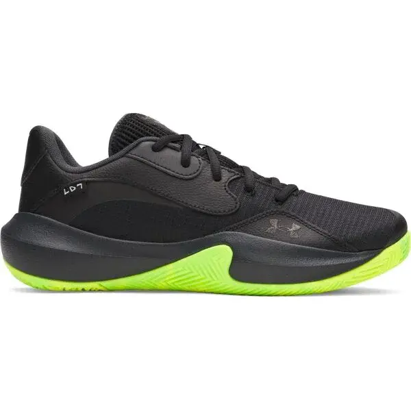 Under Armour LOCKDOWN 7 LOW Unisex obuv na basketbal, černá, velikost 44