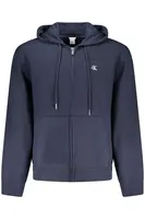 CALVIN KLEIN MEN'S BLUE ZIP-UP SWEATSHIRT