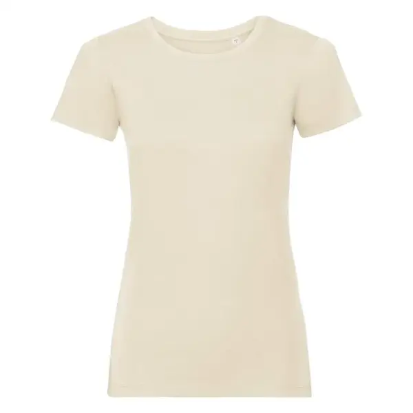 Beige women's t-shirt Pure Organic Russell