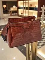 Resti Patent Leather Small Women's Eco-Leather Bag Midnight Fern