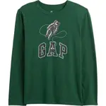 GAP V-OCT LS VG Dětské tričko, zelená, velikost