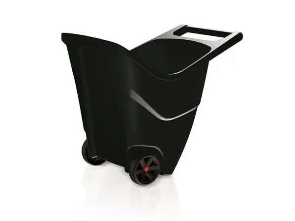 Vozík zahradní LOAD&GO II 85l černý - rozbaleno / lehce poškozená přední část rámu