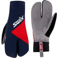 Swix INSPIRE PRIMALOFT LOBSTER Lyžiarske rukavice, tmavo modrá, veľkosť