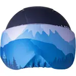 Laceto SKI HELMET VISOR COVER MOUNTAIN Textilný kryt zorníka lyžiarskych prilieb, mix, veľkosť