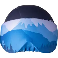 Laceto SKI HELMET VISOR COVER MOUNTAIN Textilný kryt zorníka lyžiarskych prilieb, mix, veľkosť