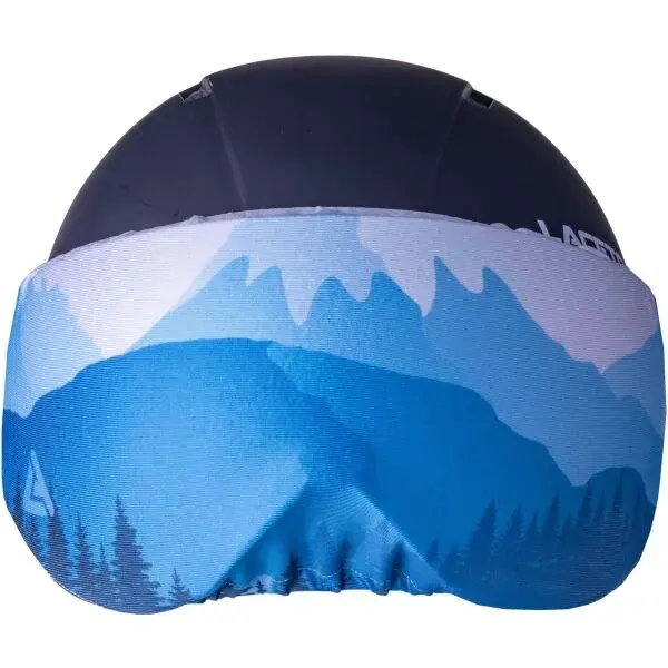 Laceto SKI HELMET VISOR COVER MOUNTAIN Textilný kryt zorníka lyžiarskych prilieb, mix, veľkosť