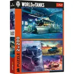 Trefl Puzzle World of Tanks: Obrněná mise 2x200 dílků