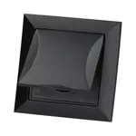 Zásuvka vodotesná Pola, čierna