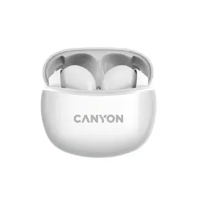 Canyon Bezdrátová stereo sluchátka True Wireless TWS-5 bílá