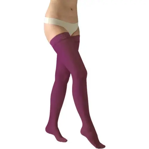 Avicenum Phlebo 140 Jemné punčochy stehenní vel. S long vínové