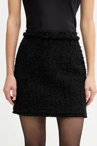 Sukně s příměsí vlny BOSS Vokila