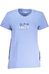 LEVI'S LIGHT BLUE WOMEN'S SHORT SLEEVE T-SHIRT